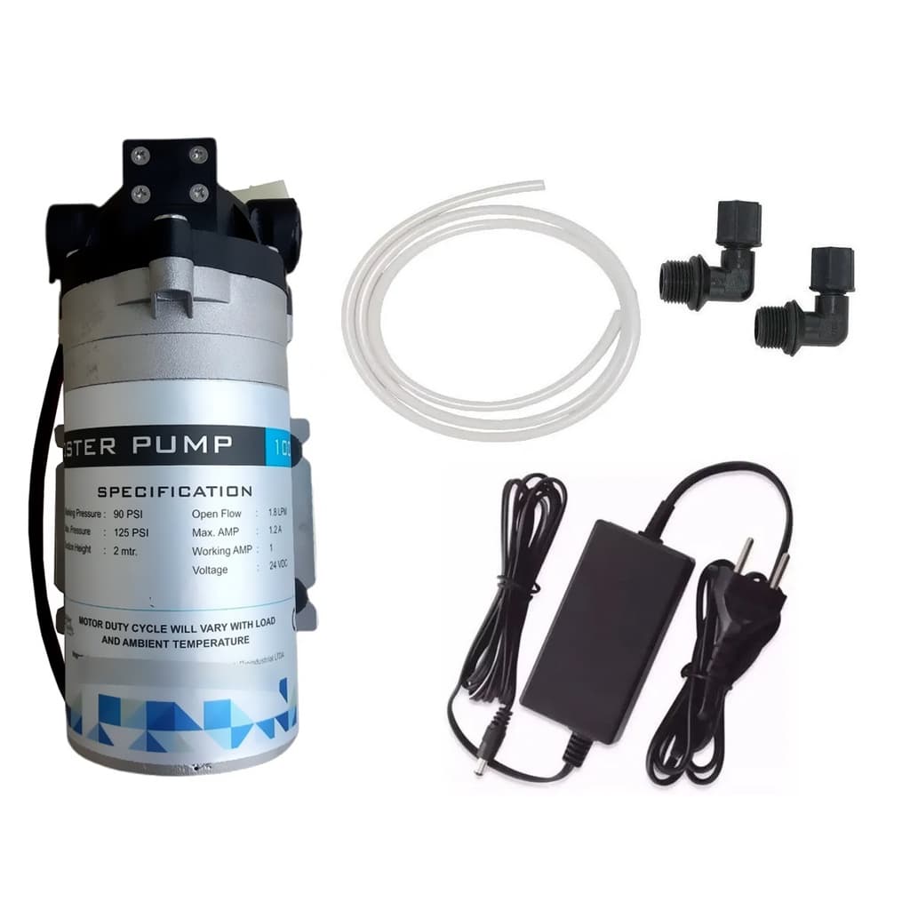Bomba Pressurizadora P/ Reverso Osmose 300gpd + Conectores