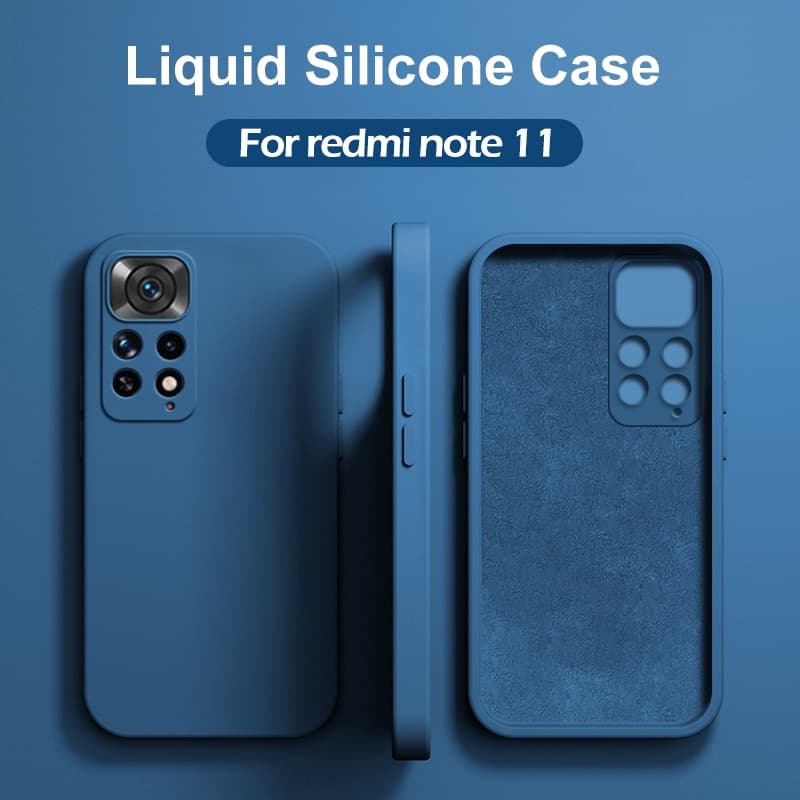 Redmi Note 11 Note11 Note11 11s Pro Plus 5g Capa De Silicone Líquido Para Telefone Xiaomi Macia
