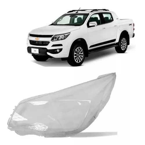 LENTE FAROL ESQUERDO CHEVROLET S10 2012/2016