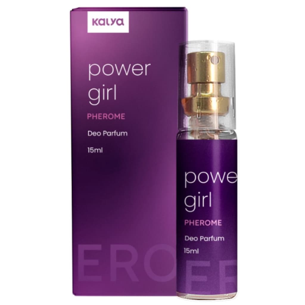 Perfume Feminino Ativa Feromônio Pherome Power Girl 15ml Atrair Seduzir Marcar Cheiroso Atraente