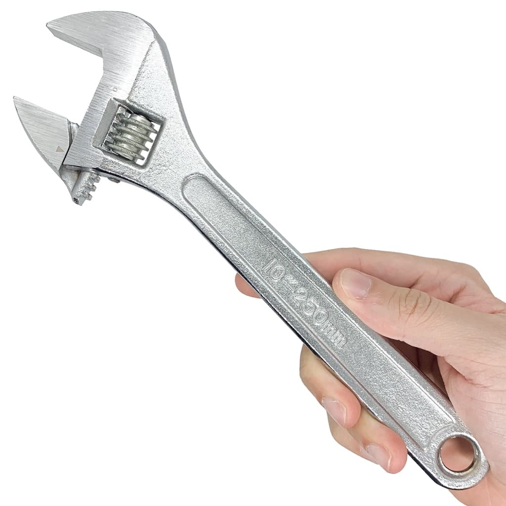 Chave Inglesa 10 Polegadas 250mm Aço Forjado Boca Ajustável