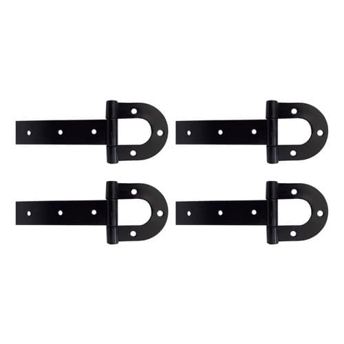 4 Un Dobradiças De Porteira Ferradura 300mm N° 5 Tarza