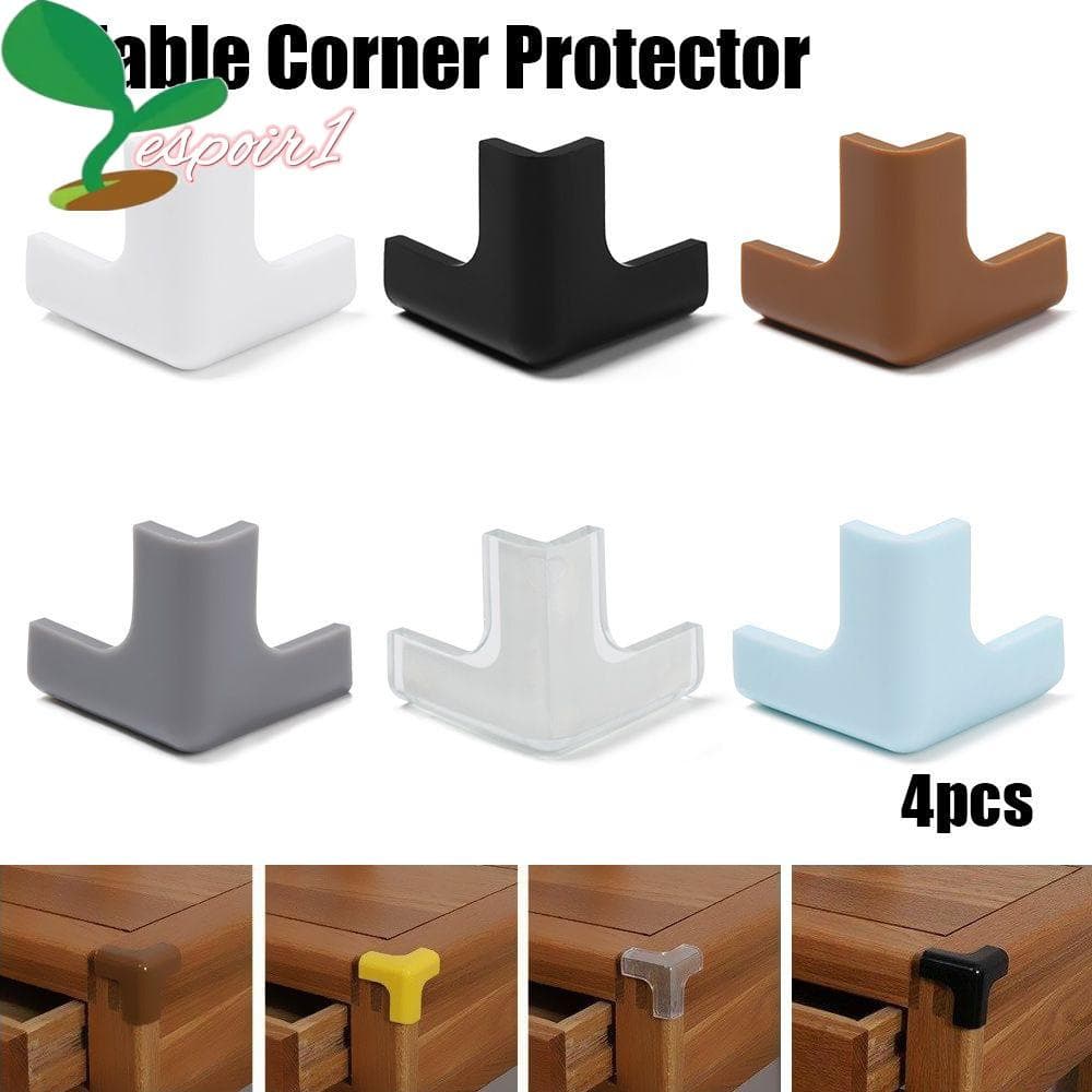 ESPOIR 4PCS Protetores De Canto Soft Protetor De Mesa De Segurança
