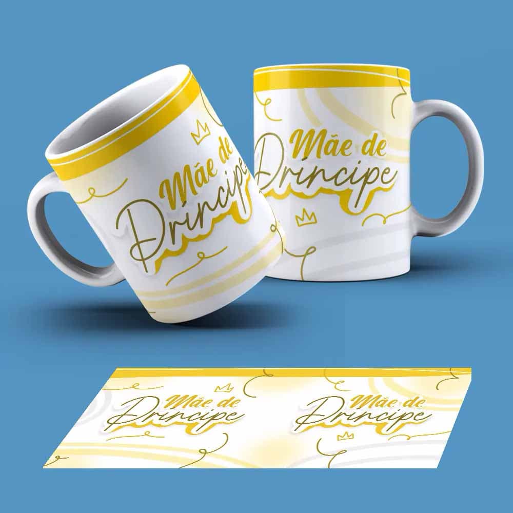 Caneca Flork Tema Mãe Personalizada Com Nome Ref (31703)