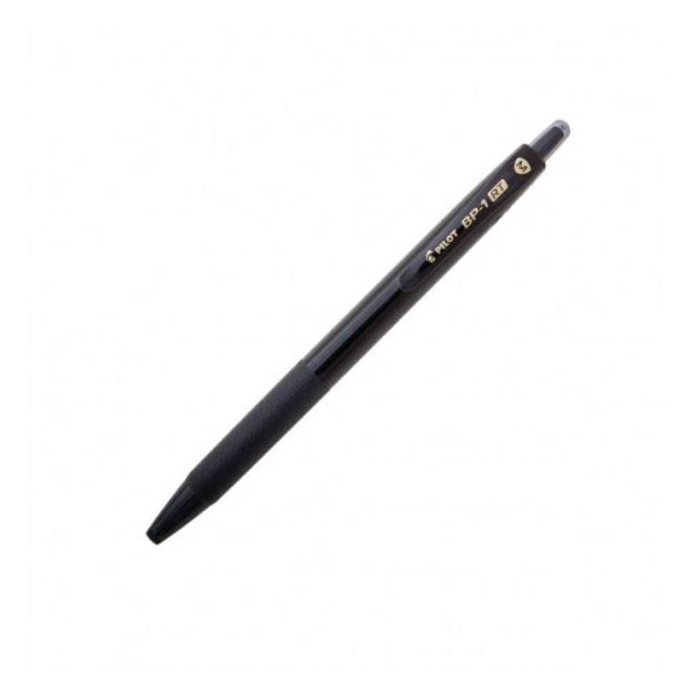 Caneta Esferográfica Bp-1 Rt m Grip Retrátil 1.0 Preta Pilot