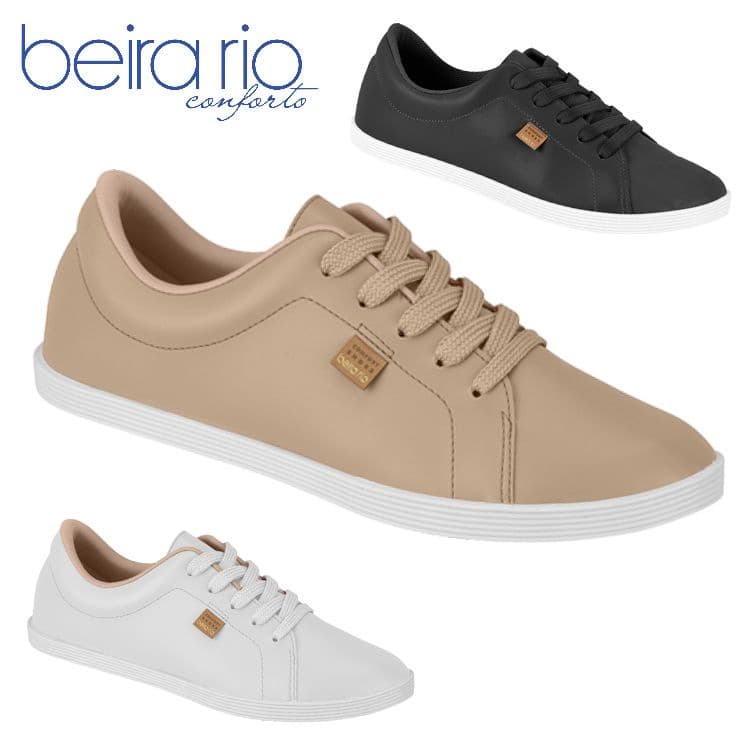 Tenis Beira Rio Original Feminino Casual Conforto Beira Rio Napa Conforto Casual Fashion Lancamentoa