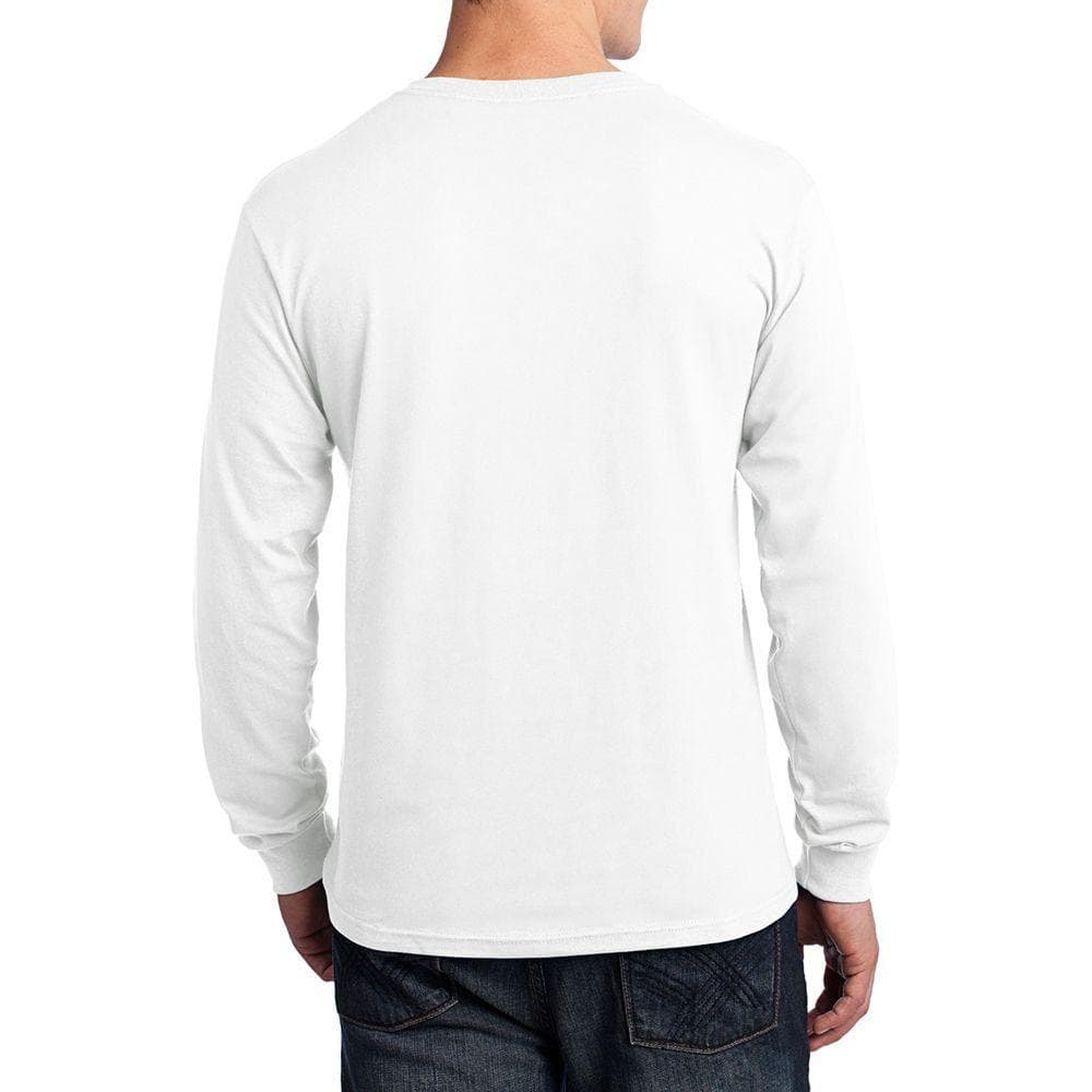 Camiseta Masculina Plus Size Manga Longa Basica Sku:mflp10