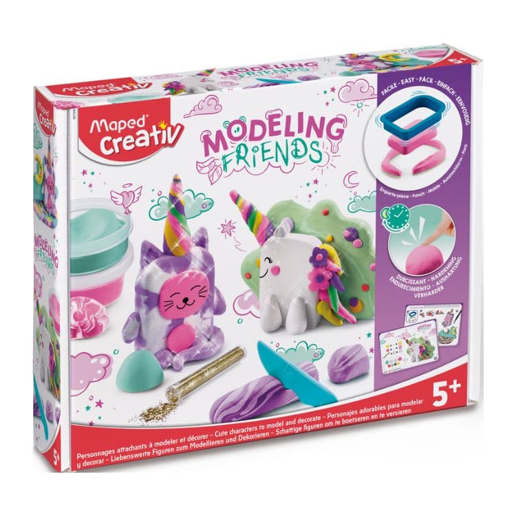 Kit Massa De Modelar Creativ Modeling Friends Unicórnio 907206 MAPED