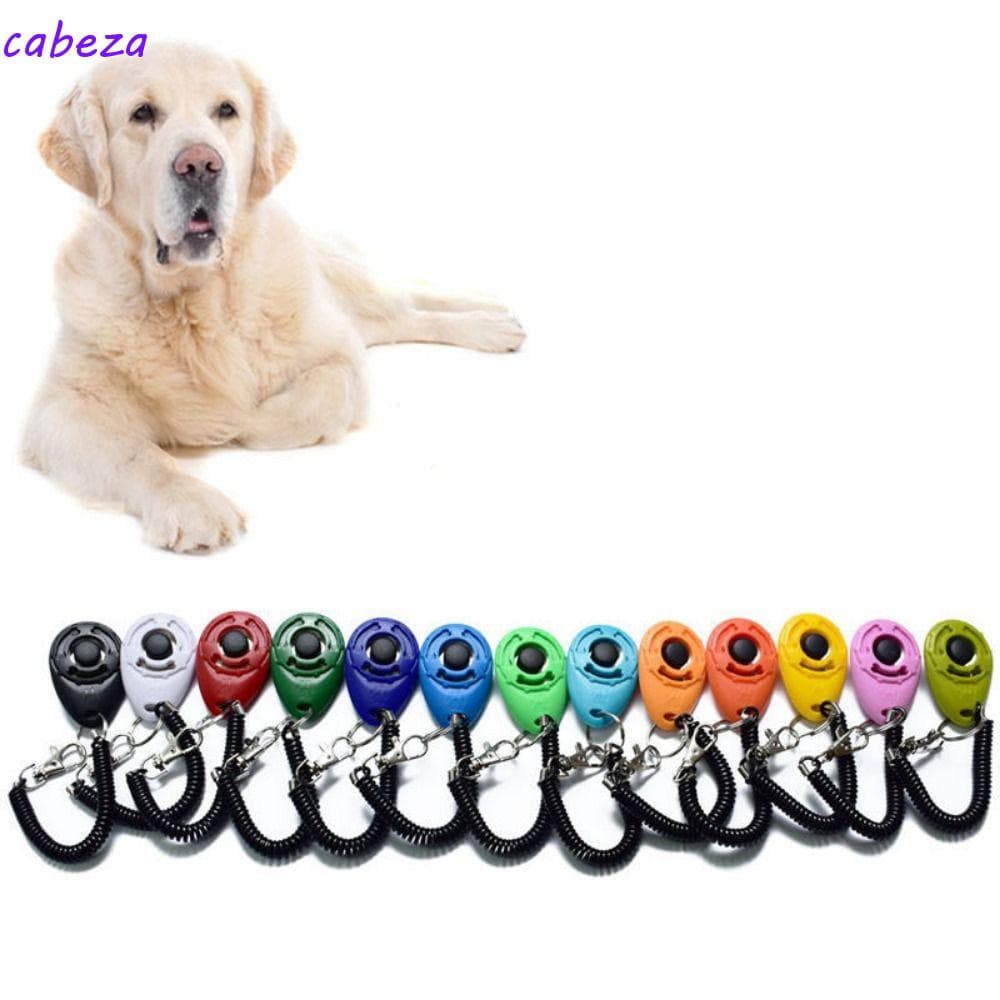 CABEZA Clicker De Treinamento De Cachorro Gatos Plásticos Ajustáveis Comevial De Parar De Latido Suprimentos Para