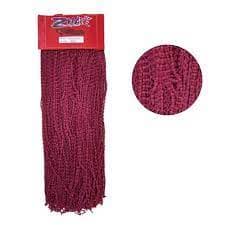 Cabelo Micro Zizi Pacotão 320g Miojinho Trancinha Kanecalon BURG Marsala