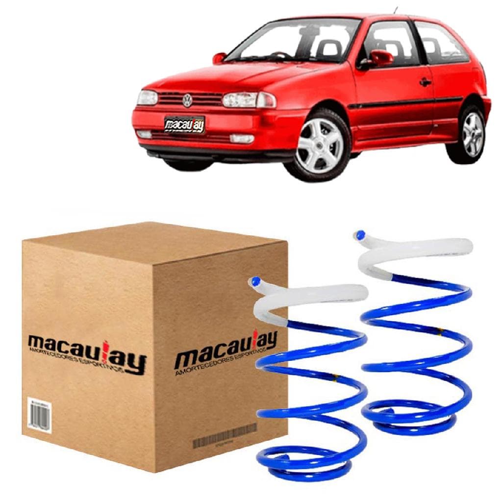 PAR DE MOLAS ESPORTIVAS DIANTEIRAS VW GOL G2 ATE G4