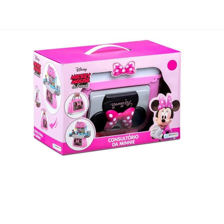 Maleta 3 em 1 Consult?rio da Minnie com Acess?rios Multikids - BR1569