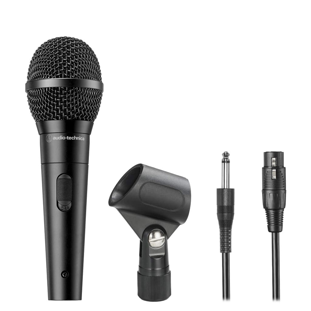 Microfone Dinâmico Karaokê Audio Technica p/ Vocal ATR1300X