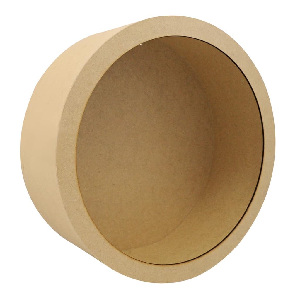 Nicho Redondo Simples 37x5 Mdf Madeira