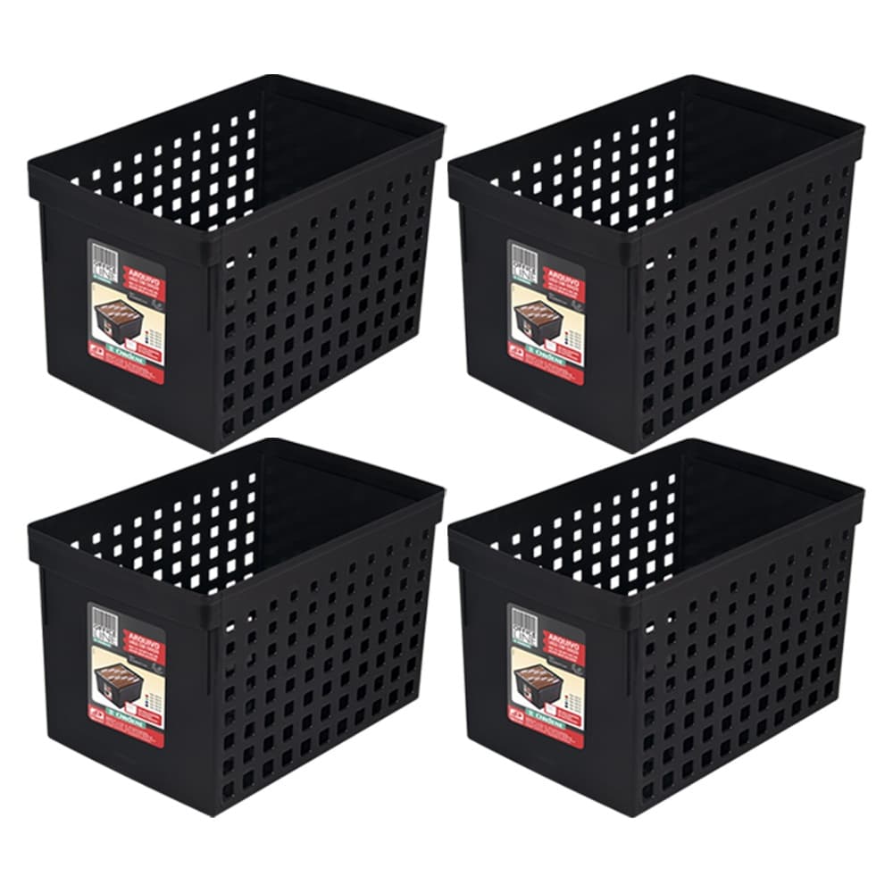 4 Arquivo Largo Para Pastas Suspensas Design Moderno Ordene