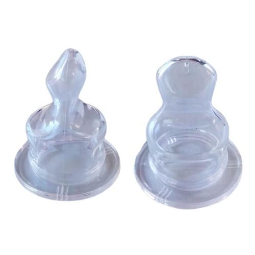 Bico De Mamadeira Silicone Anatômico Baby Nany 2 Unidades