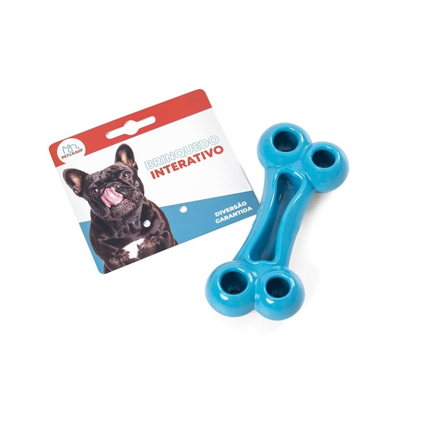 Brinquedo recheável mordedor e comedouro lento para cachorro