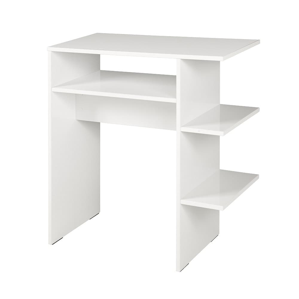 Mesinha Branca de Manicure Bancada de Madeira MDF Mesa Salão