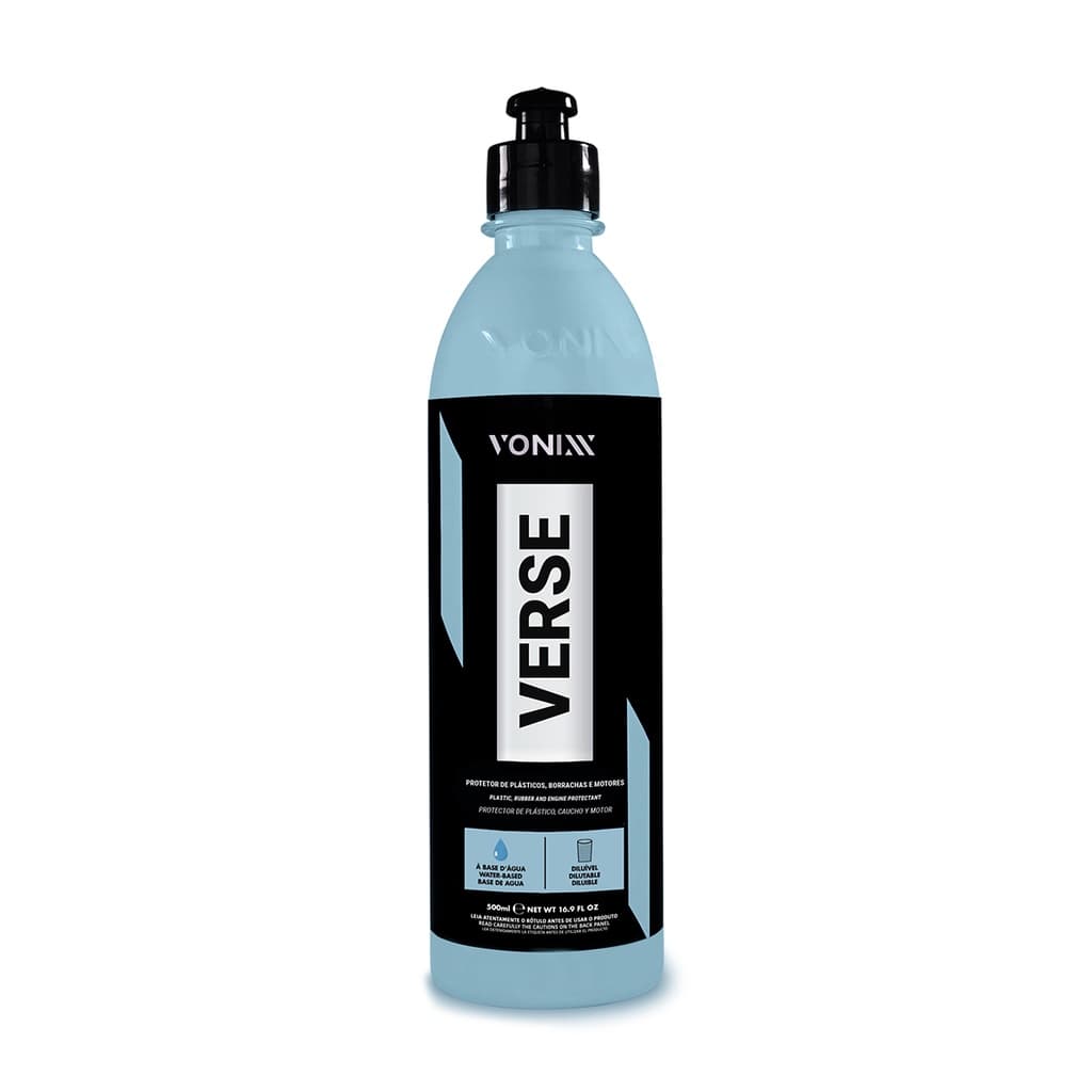 Protetor de Plástico Renovador Borrachas Motores Brilho Verse Revitalizador 500mL Vonixx Original