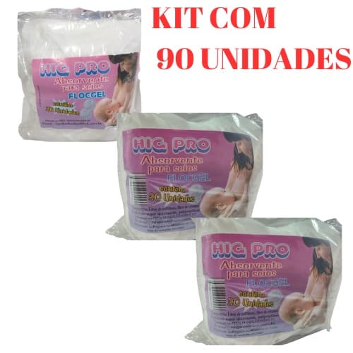 Absorvente De Seios Higpro 90 Unidades DIA E NOITE