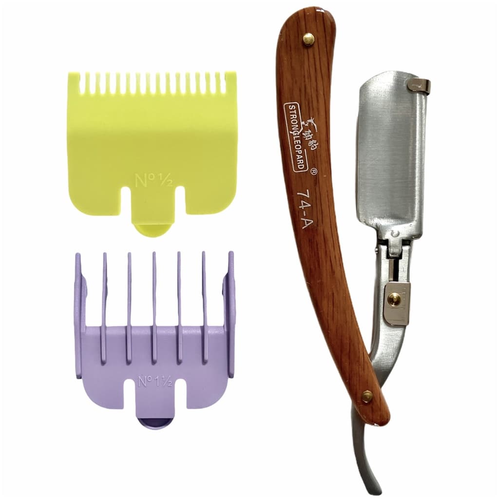 Navlhete profissional barbeiro + pentes disfarce