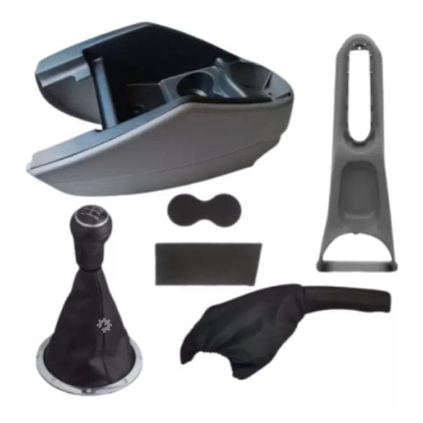 Kit Console coifas Prolongador Gol Saveiro Parat Cinza G3
