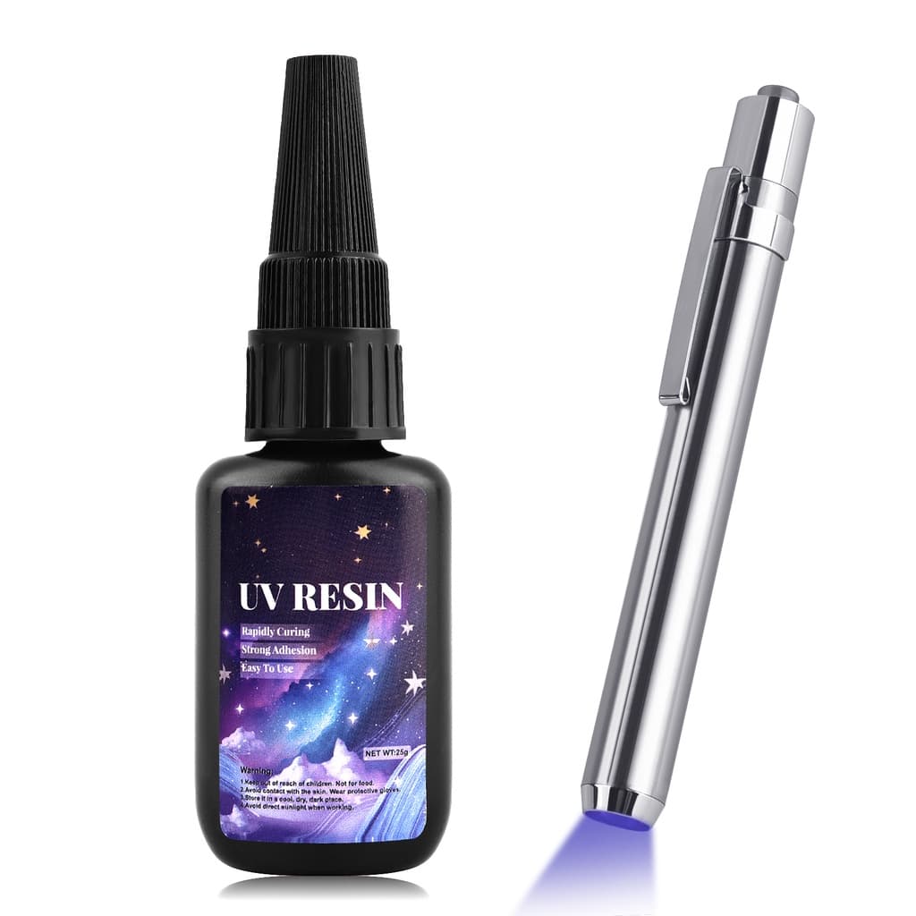 25g UV Fix Líquido de secagem rápida Hard UV Resina Cola Cura Ultravioleta DIY Joias Artesanato Reparação Cola Luz UV Pen