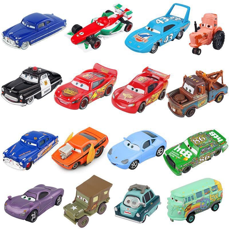 Relâmpago McQueen Mater Jackson Tempestade Ramirez 1:55 Diecast Veículo Liga de Metal Kid Brinqued