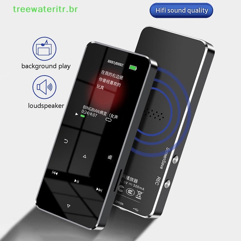 MP4 Player Com Bluetooth Chave De Toque Do Alto-Falante Embutido Video br