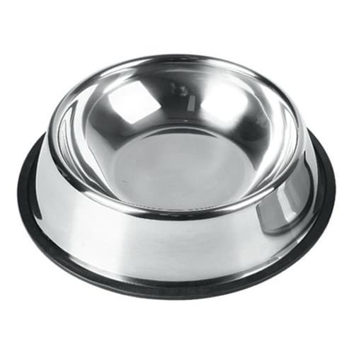 Comedouro Bebedouro Inox 500 Ml Base Borracha Gão Gato