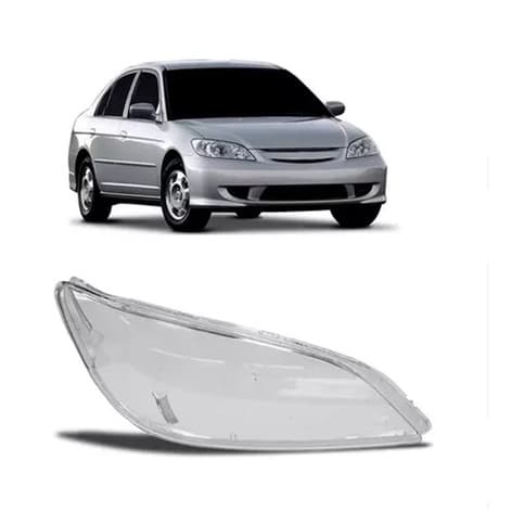LENTE FAROL DIREITO HONDA CIVIC 2004/2006
