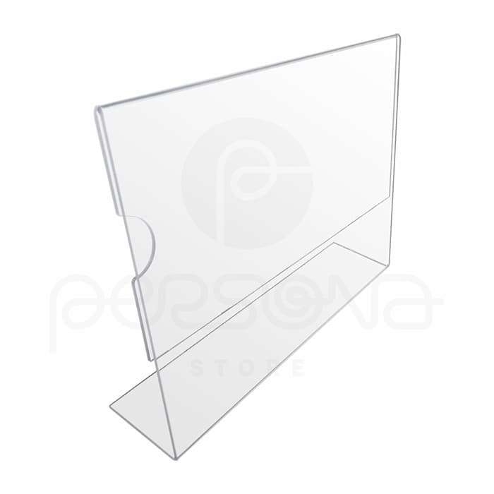Display Ps Cristal Folha A4 Em L - Horizontal