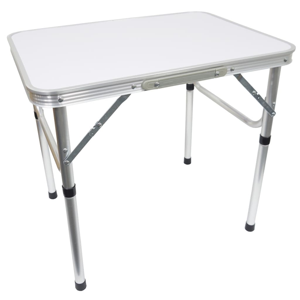 Mesa de Camping Praia Dobrável 60x45 em Alumínio e Vira Maleta Importway IWMCD-6045