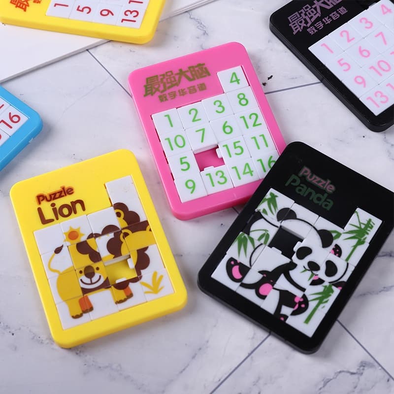 Brinquedos De Quebra-Cabeça Educativos Infantis Jigsaw Digital Número 1-16 Animal Cartoon Puzzle Game