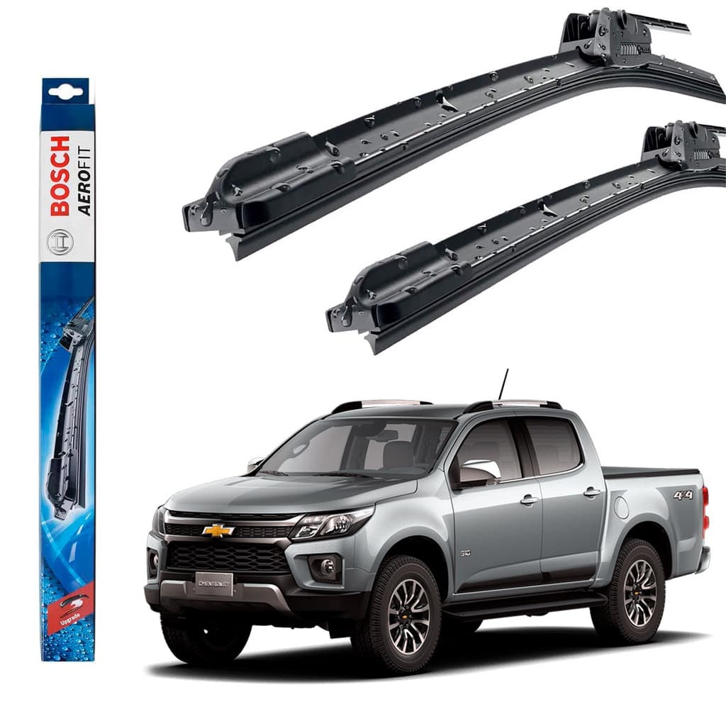 Palheta S10 2012 2013 2014 2015 2016 2017 2018 Jogo Limpador Parabrisa Dianteiro Original Bosch