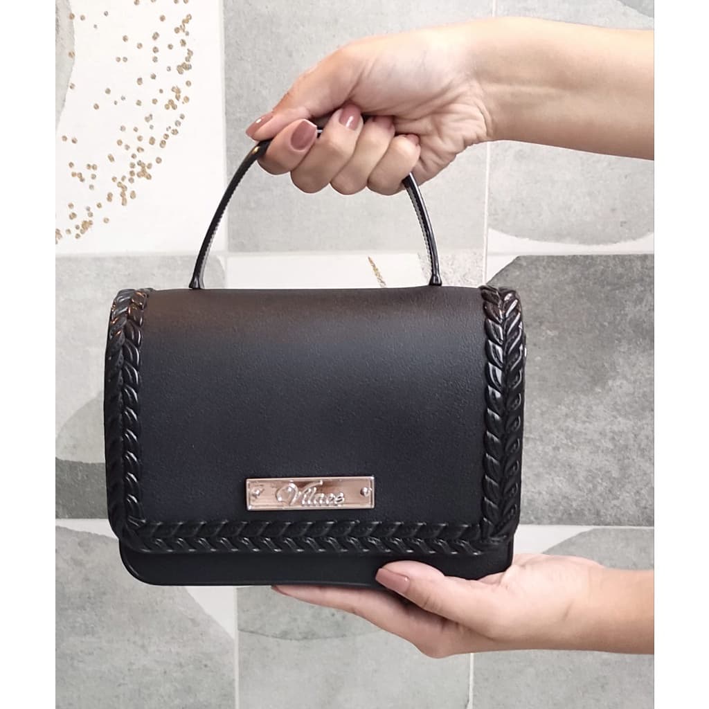 Bolsa de mão com alçaTransversal e Lateral de Ombro Vilace Original