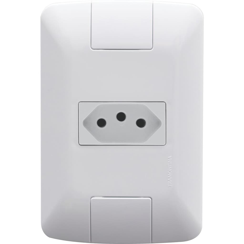 Conjunto de tomada padrao tramontina 10a