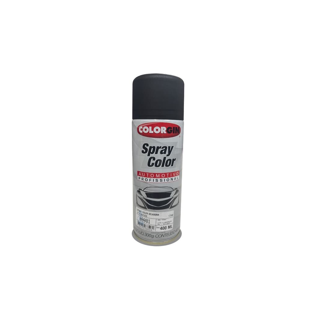 Tinta Spray Automotivo Seladora Para Plástico Secagem Rápida Fácil Aplicação Colorgin 400 ml