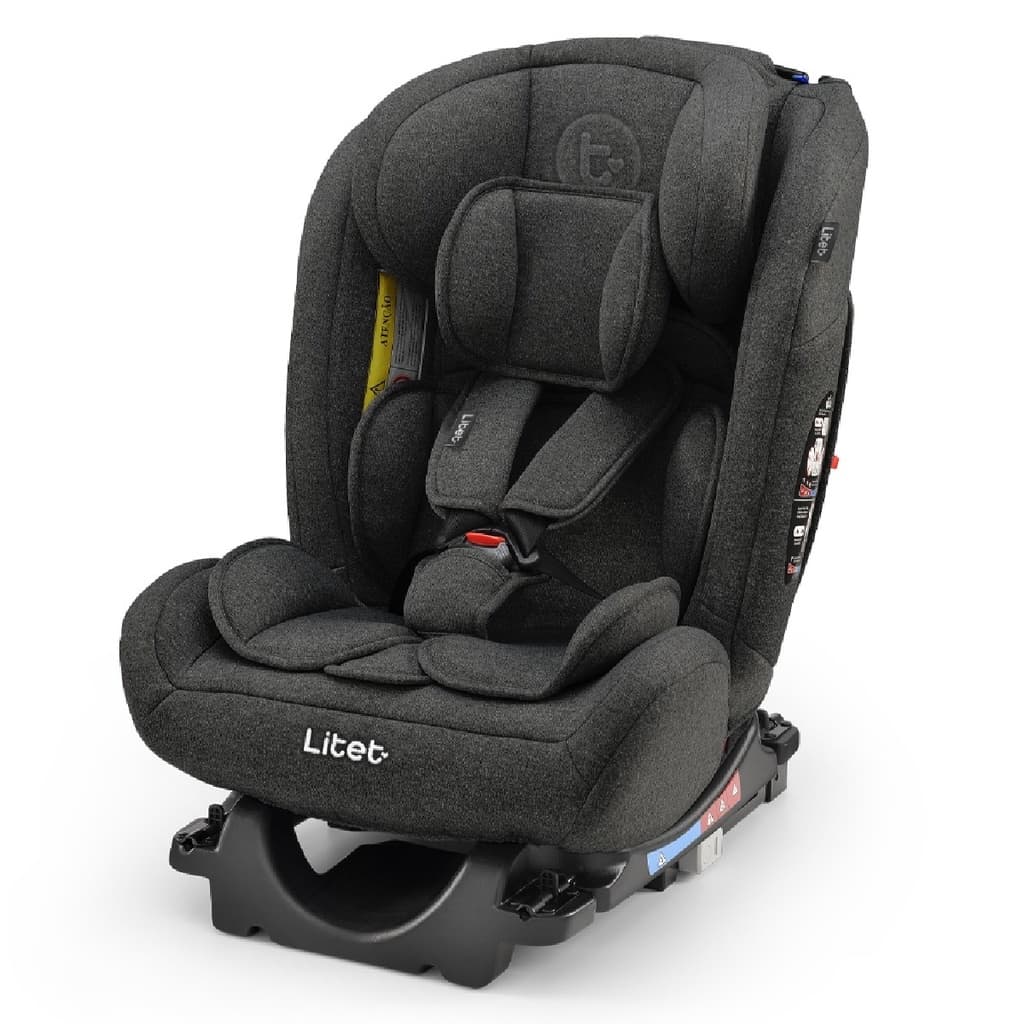 Cadeira de Carro Infantil All Stages 2.0 Isofix Preto Litet(APENAS PARA ISOFIX)
