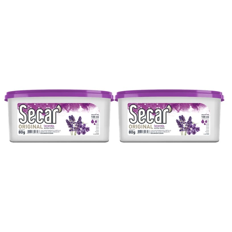 Kit 2un Anti Mofo Secar Original 80g Desumificador