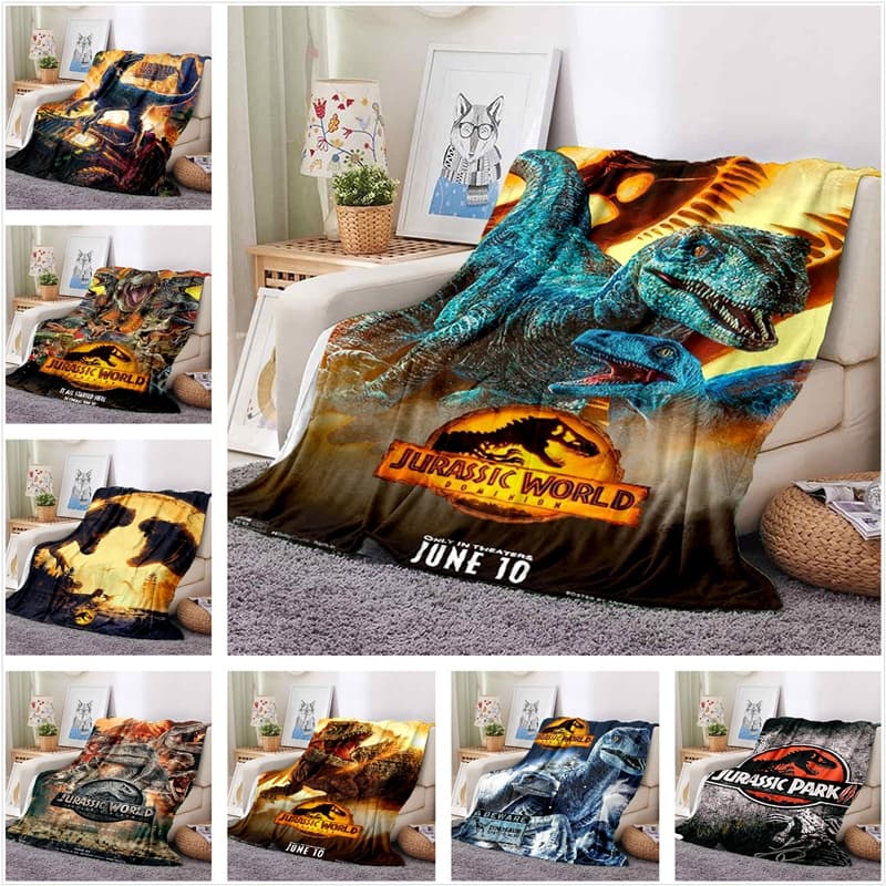 Cobertor De Dinossauro Jurássico , Sofá , Cochilo De Escritório , Ar Condicionado , Cama Macia E Confortável , Pode Ser