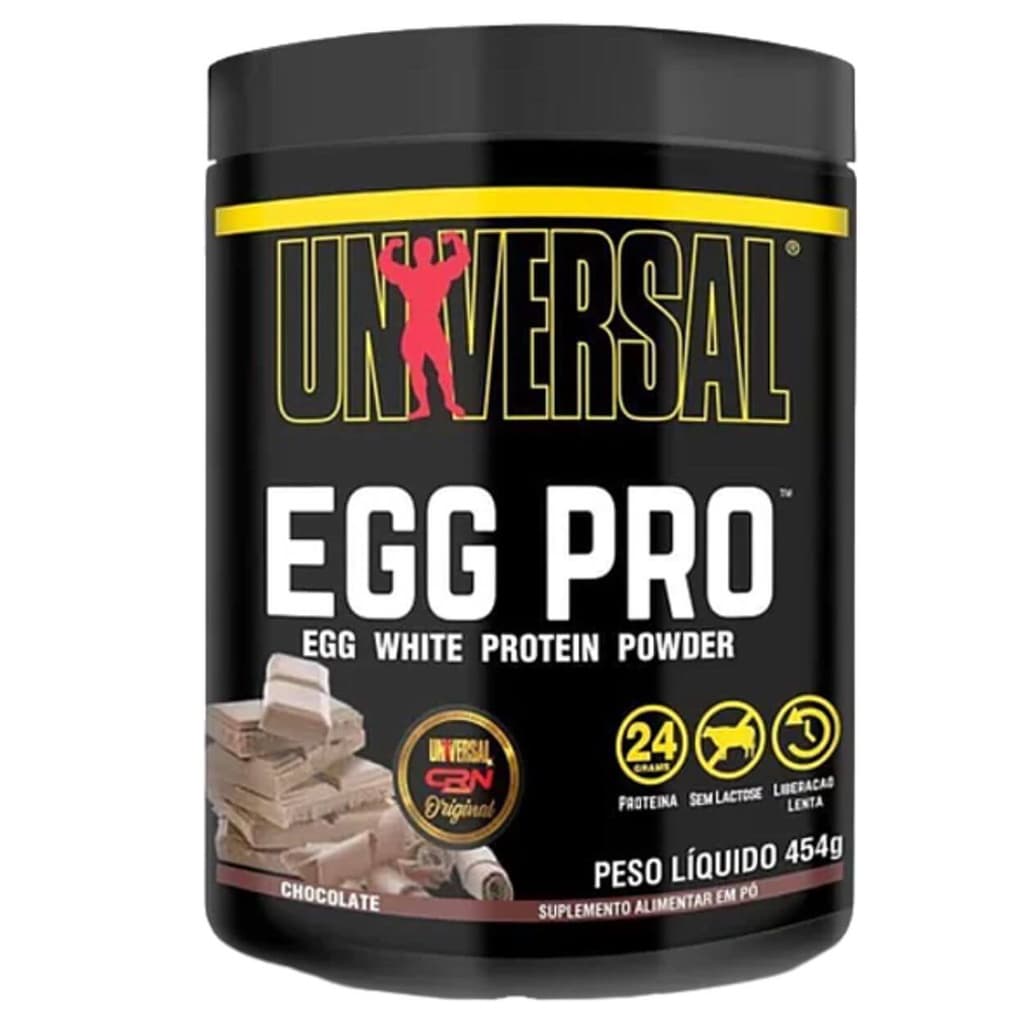 Albumina Egg Pro Universal 454g - Proteína da Clara do Ovo Zero Lactose