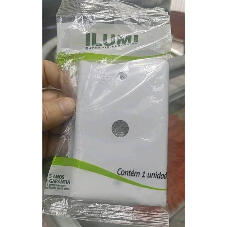 3 Placa Com Furo 4x2 Passagem Saída Fio Chuveiro Tv Ilumi