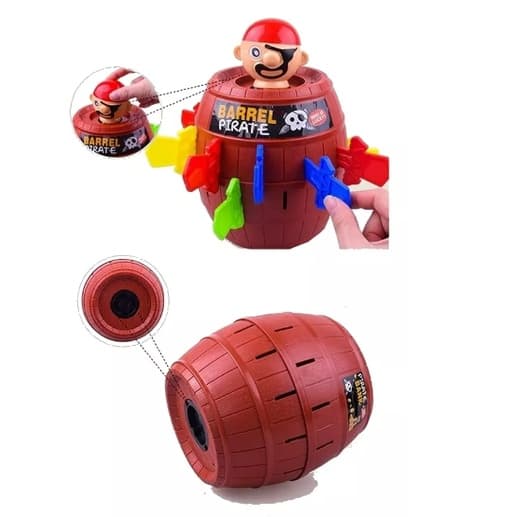 Jogo Barril do Pirata brinquedo infantil 16x10