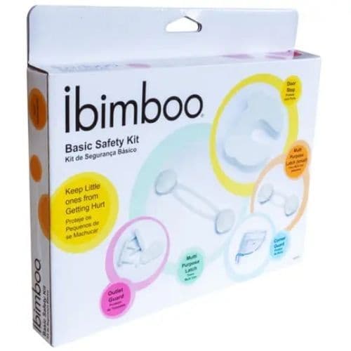 Kit Segurança Bebê Infantil Ibimboo 30 Peças Travas e Protetores Tomada Quina Porta