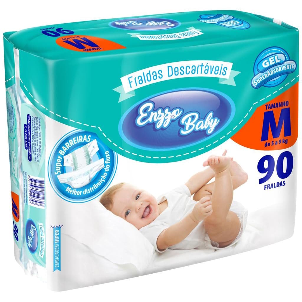 Fralda Descartável Infantil Enzzo Baby Barato Revenda