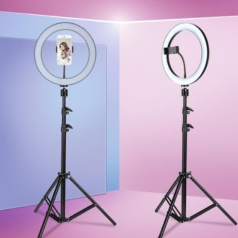 Ring Light Iluminador 10 Polegadas Com Tripé De 2.10 Metro fang