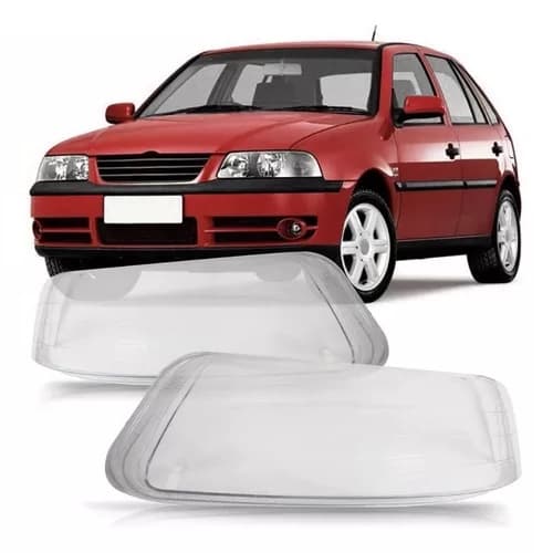 LENTE FAROL ESQUERDO VOLKSWAGEN GOL G3 1999/2005