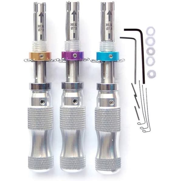 3pcs/set HUK 7 Pinos Ferramentas Avançadas De Serralheiro Com Trava Tubular