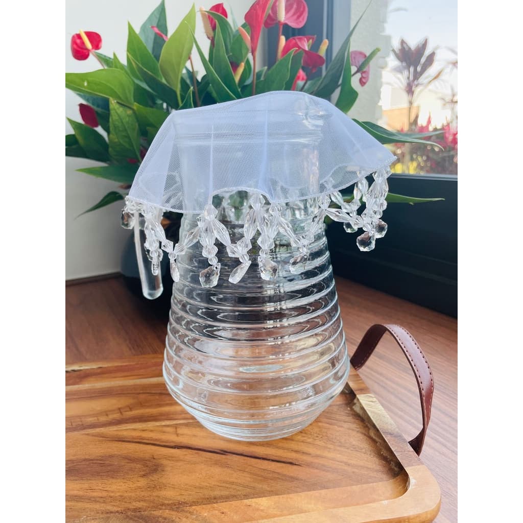 Cobre Jarra transparente bacalhau 20cm